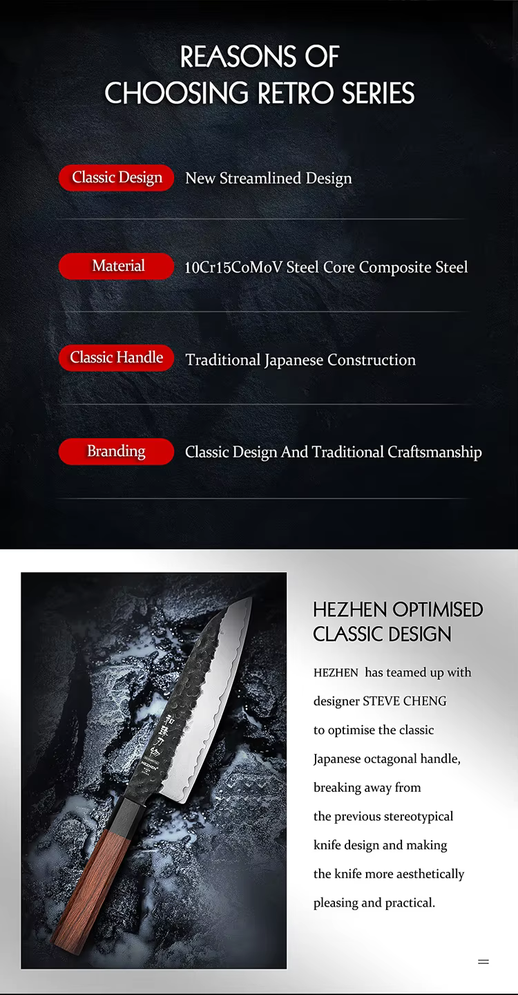HEZHEN PM8S Santoku Knife 7“ 10 Hf1da8ca6143647d9bcf1ba5be0e5bf1d0