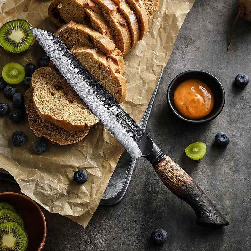 XINZUO X06 Mo Bread Knife 8”