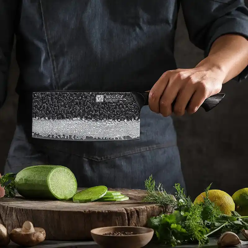 XINZUO X06 Mo Cleaver 7” 5 XINZUO X06 Mo Cleaver 7” - Image 5