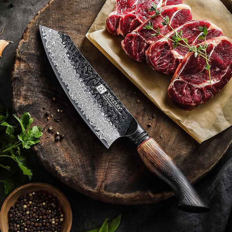 XINZUO X06 Mo Santoku Knife 7.5“